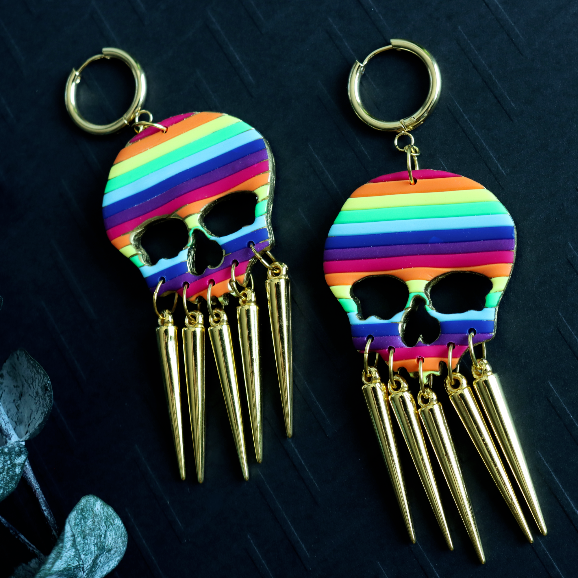 Rainbow Skulls